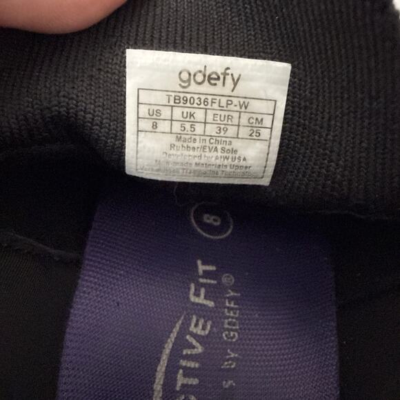 Gravity Defyer Women's Shoes Size 8 GDEFY MATeeM Black Purple - Picture 2 of 10